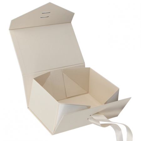 Custom Magnetic Box Packaging Paper Cardboard Storage Magnetic White Gift Box 