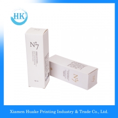 Białe długie faliste pudełko papierowe z gorącym brązem Huake Printing