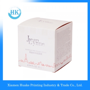 Luksusowe opakowanie papierowe Kosmetyczne kremy Kwadratowe pudełko do pielęgnacji osobistej 