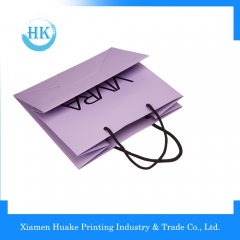 Najwyższej jakości gramatura, fioletowa, praktyczna torba papierowa do zastosowań przemysłowych Huake Printing